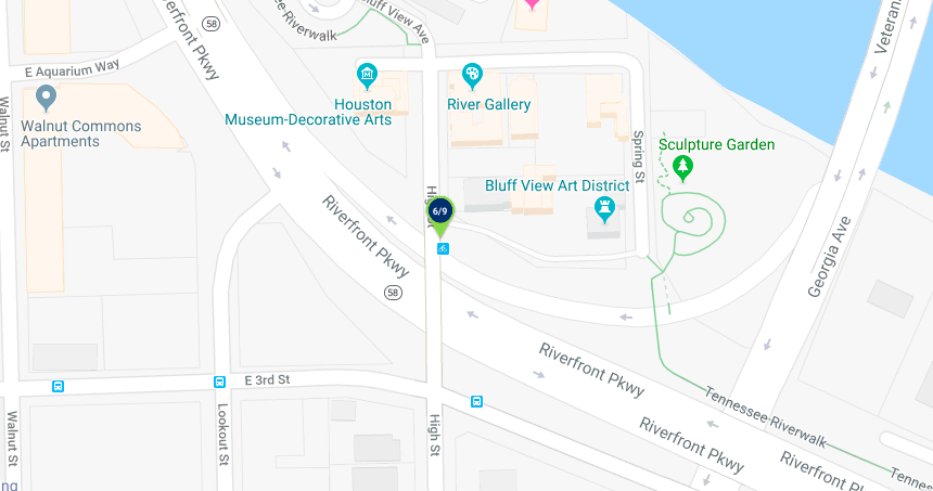 Bluff View Art District Map